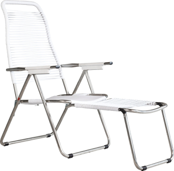 FIAM® Liegestuhl/Sessel Spaghetti Weiss